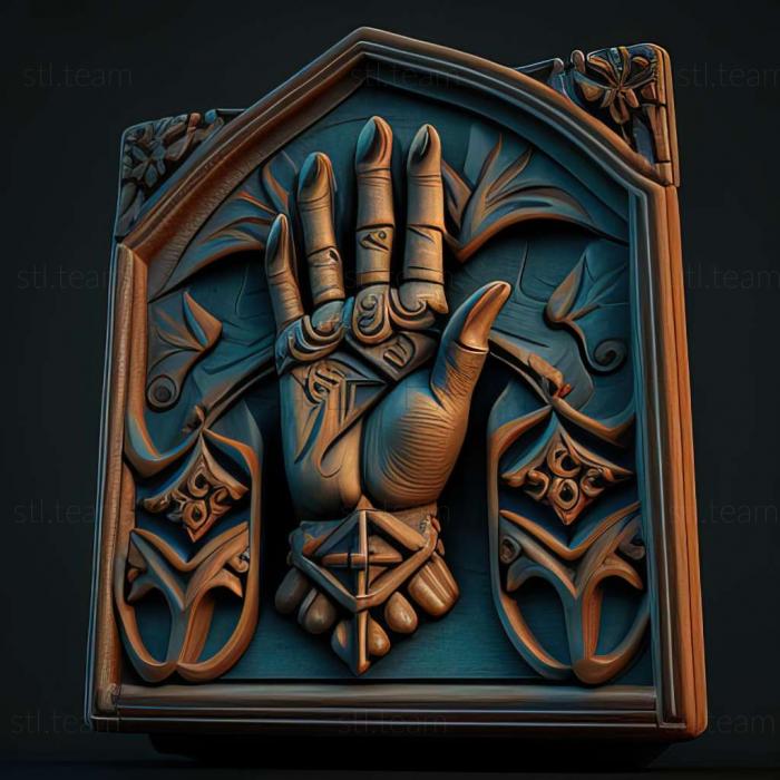 3D model Hand of Fate game (STL)